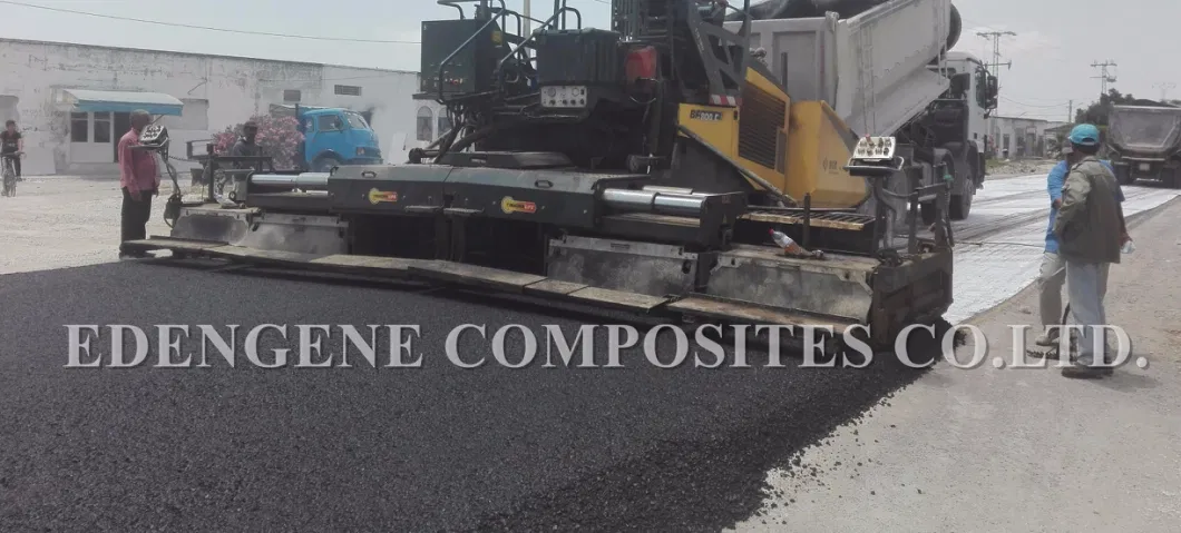 Fiberglass Geocomposite Combogrid+Paving Fabric for Asphalt Road Reinforcement